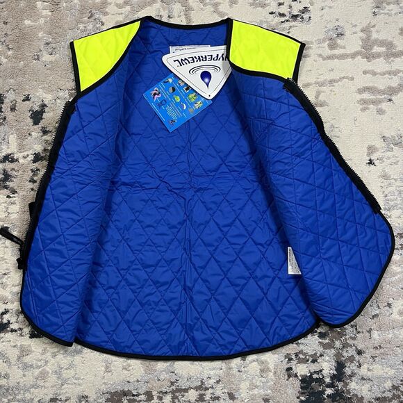 Techniche Mens Hyperkewl Evaporative Cooling Vest Size XL Neon Yellow NWT - Picture 7 of 10